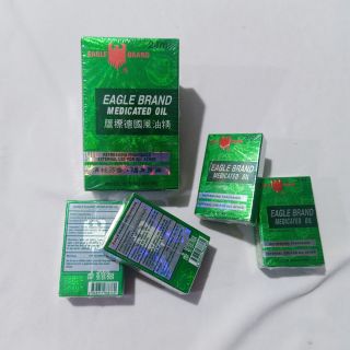 Dầu Gió Xanh Con Ó Eagle Brand Singrapore Loại 1 Nắp - Chai nhỏ 3ml