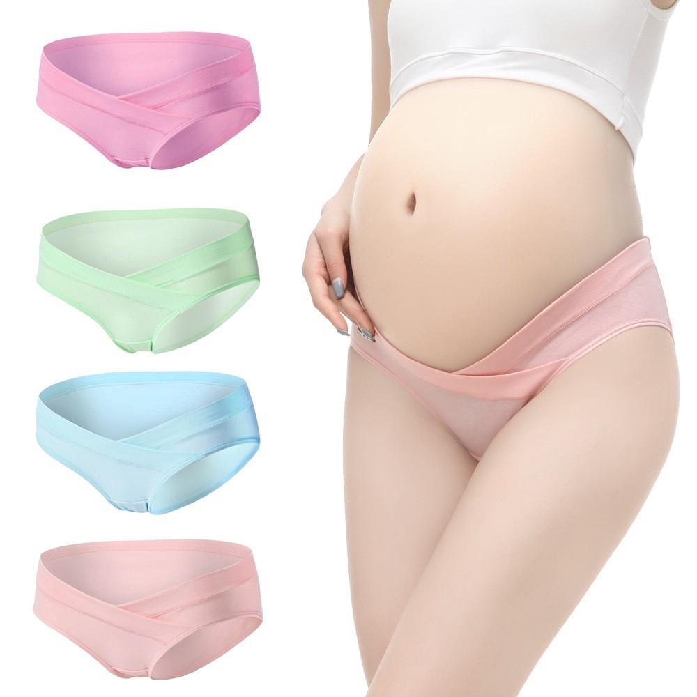 Quần lót cotton lưng thấp dành cho các bà bầu