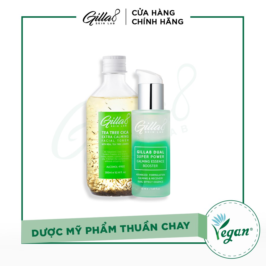 COMBO NƯỚC CÂN BẰNG LÁ TRÀ BAY - DƯỢC CHẤT XANH GILLA8