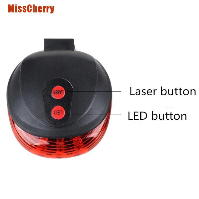 Đèn LED laser gắn đuôi xe đạp cảnh báo an toàn chất lượng cao