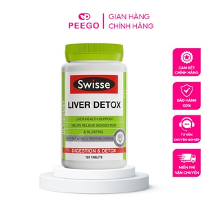 Viên uống thải độc gan swisse liver detox úc 120 viên