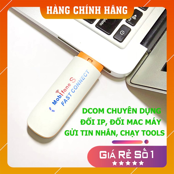 [RẺ TỤT QUẦN] DCOM USB 3G 4G MOBIFONE CHÍNH HÃNG, ĐỔI ĐIA CHỈ IP, MAC MÁY, GỬI TIN NHẮN HÀNG LOẠT, ĐA MẠNG, SIÊU BỀN BỈ