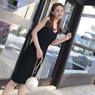 VÁY 2 DÂY LEN BODY QUẢNG CHÂU NỮ