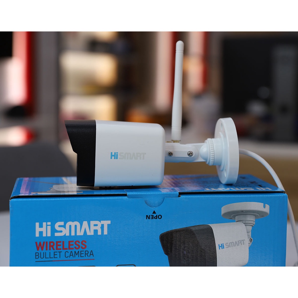 Camera quan sát IP Hilook  Hismart IPC-B120W 2.0MP, tích hợp wifi, hồng ngoại 30m, chuẩn nén H265+ Chính hãng