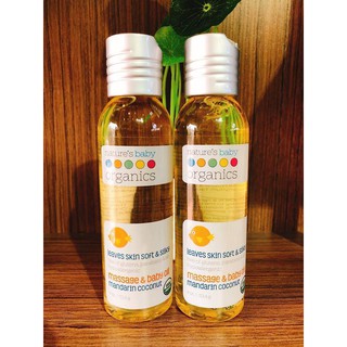 Dầu Massage hữu cơ cho bé từ sơ sinh - Nature's Baby