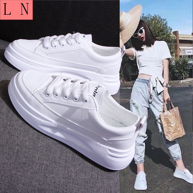 Giày Thể Thao Vải Canvas Đế Dày Màu Trắng Thời Trang Xuân Thu Hàng Mới Dành Cho Bạn Nữ 2022