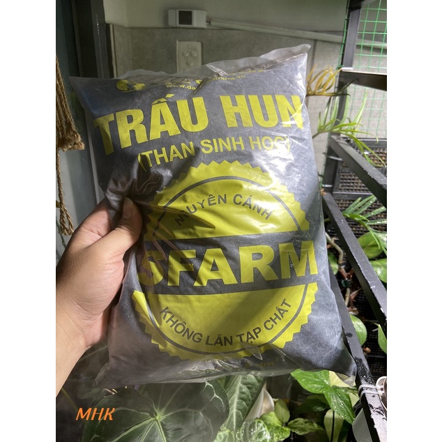 Trấu hun nguyên cánh đóng bao SFARM 5dm3