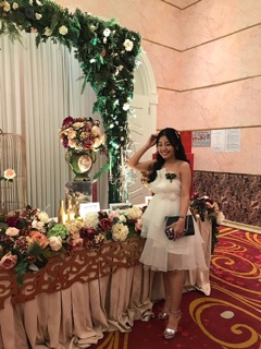 Đầm cúp ngực dáng xoè công chúa (ảnh thật)