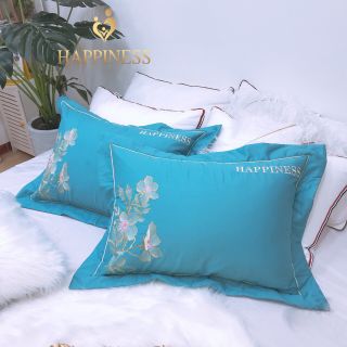 Vỏ gối cotton lụa hàn quốc( có túi đựng)