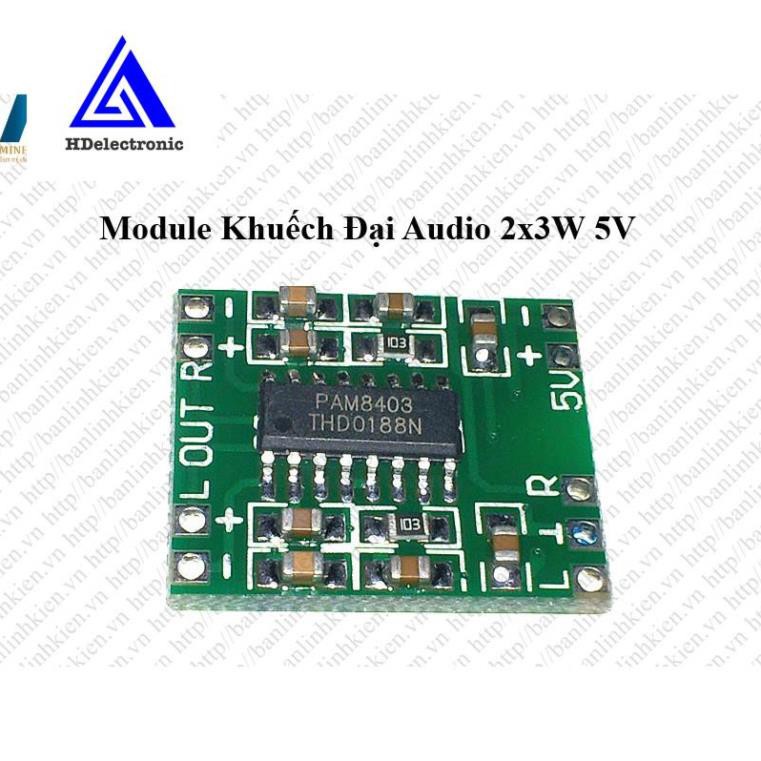 Module Khuếch Đại Audio 2x3W 5V zin