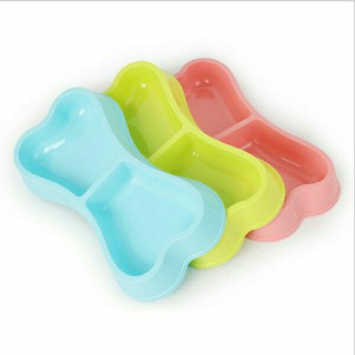 BÁT ĂN ĐÔI NHỰA HÌNH XƯƠNG CHO THÚ CƯNG CHÓ MÈO