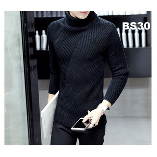 Áo len nam cổ lọ dày BS30