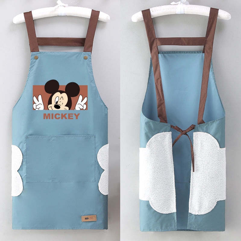 Tạp Dề Chống Thấm Nước Và Dầu Họa Tiết Hoạt Hình Dễ Thương