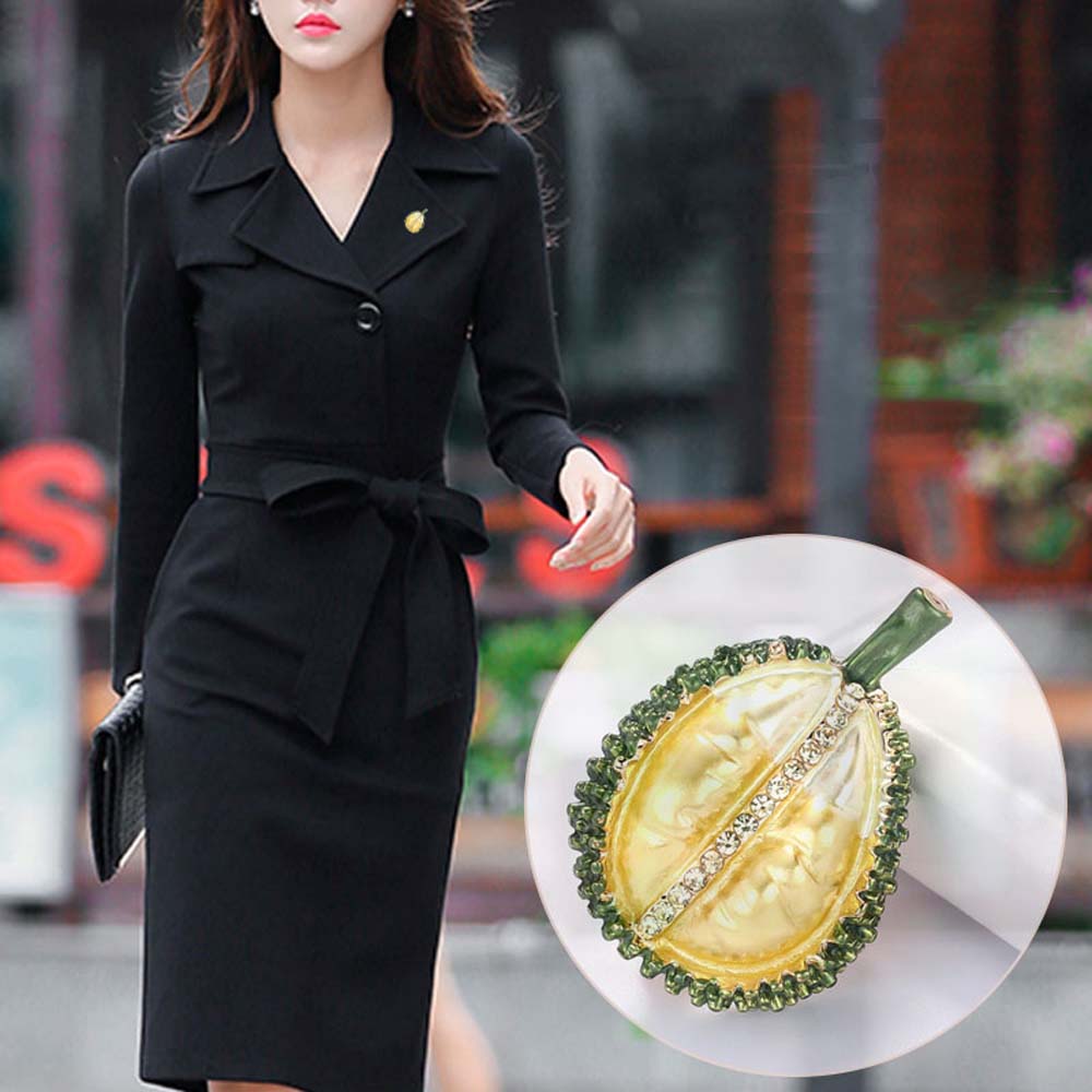 Ghim Cài Áo Hình Trái Sầu Riêng Thời Trang Cho Nữ