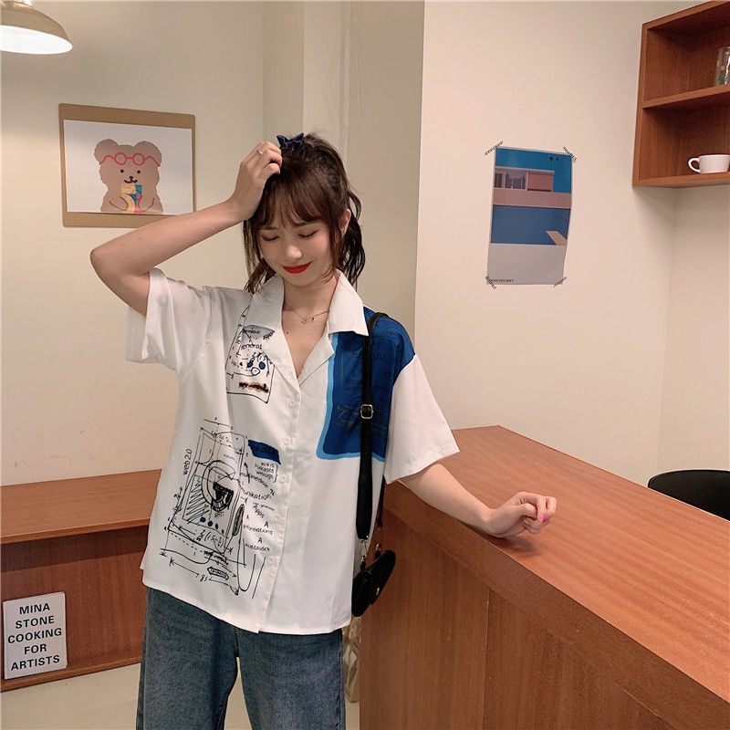 Áo Sơ Mi Ngắn Tay Thiết Kế Mới Thời Trang Mùa Hè Dành Cho Nữ