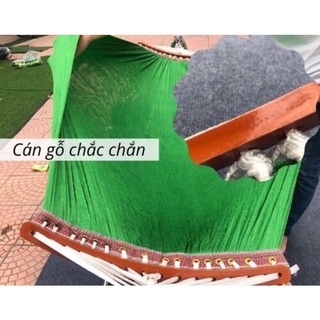 võng lưới cán gỗ cao cấp