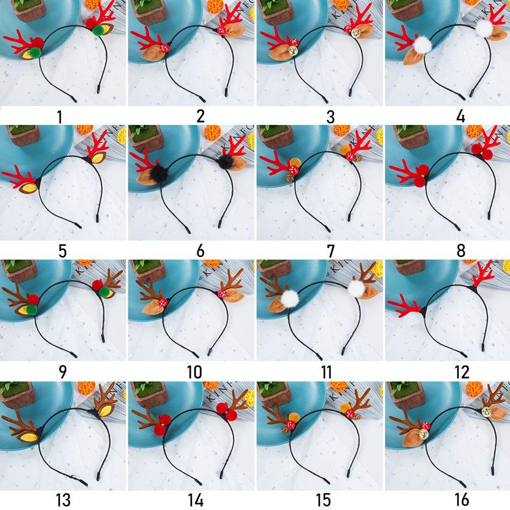 Băng Đô Cài Tóc Hình Sừng Tuần Lộc Dễ Thương Thời Trang Giáng Sinh