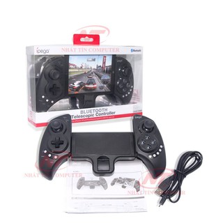 Tay cầm chơi game bluetooth IPEGA PG-9023/ PG-9023s hỗ trợ PC/ANDROID/IOS (Đen) -dc2039