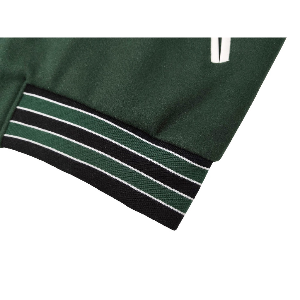 Áo khoác C3line loose teddy green bomber jacket ss21