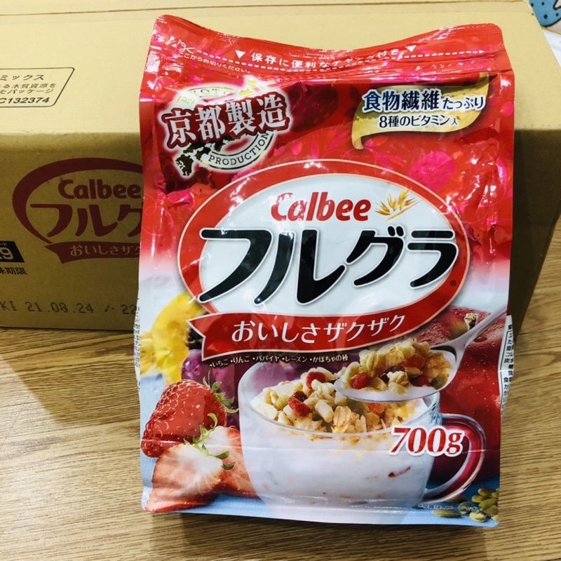 [Date T10/2022] Ngũ cốc Calbee 700g, Ngũ cốc trái cây Calbee Nhật Bản Chính Hãng