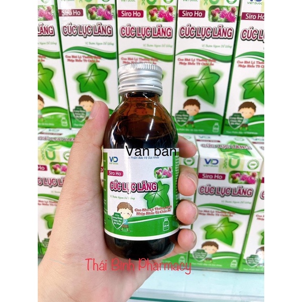 Siro Cúc Lục Lăng - chai 100ml