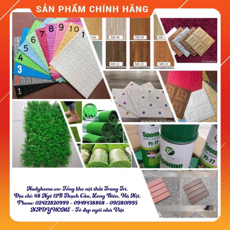 [ Bán Chạy ]  Xốp Dán Tường 3D Giả Da cao cấp