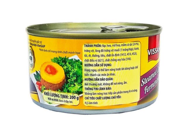 MẮM CHƯNG TRỨNG VỊT MUỐI VISSAN - HỘP 150G BAO BÌ MỚI CỦA CTY - DATE MỚI NHẤT 2026