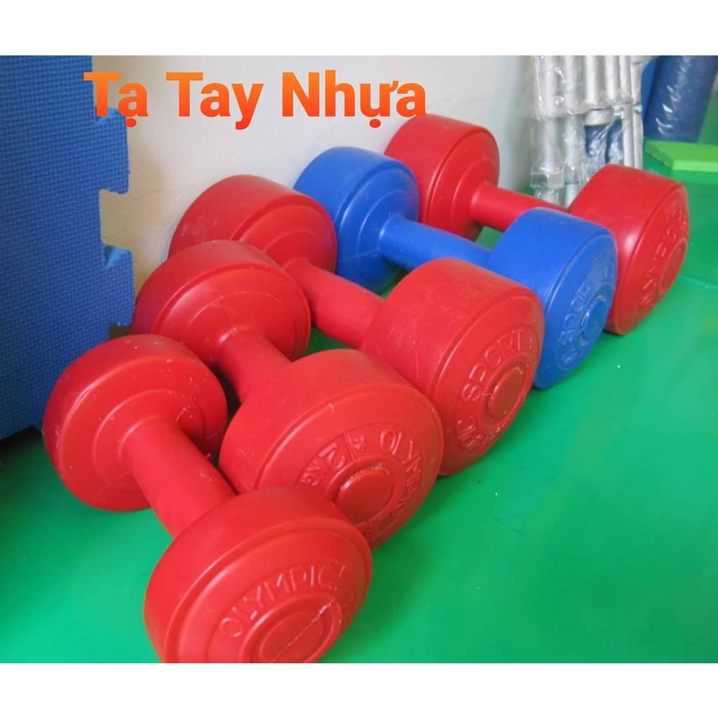 TẠ TAY NHỰA 12KG - LUÔN SẴN HÀNG ĐỦ SỐ KÍ