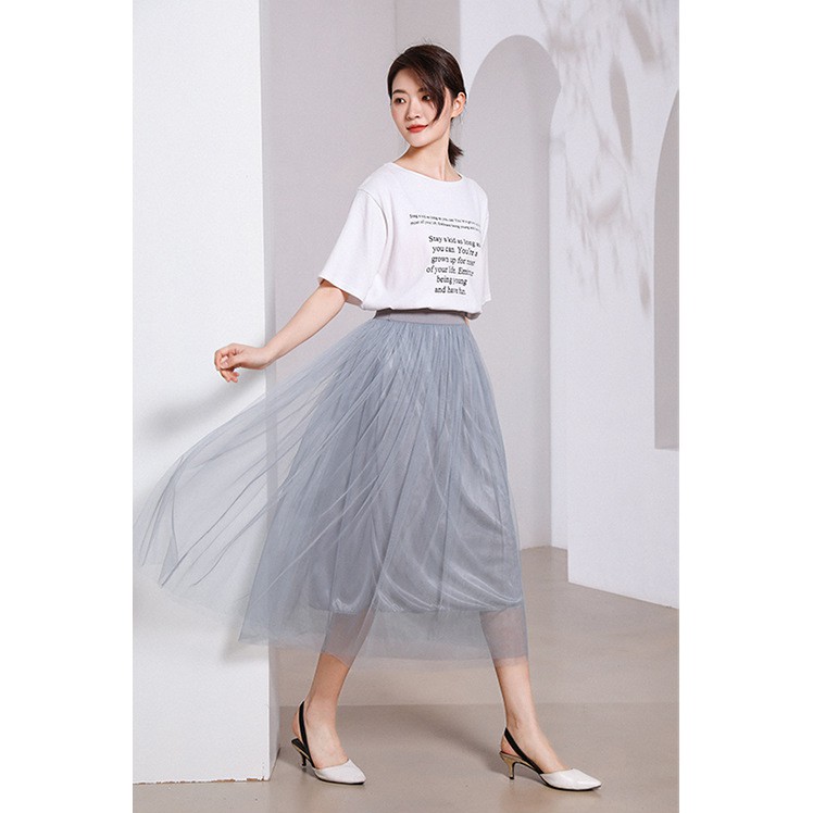 Chân váy cổ tích lưới 3 lớp dễ thương VAY89