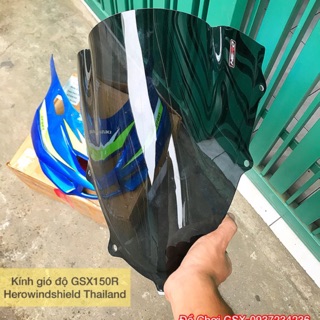 Kính chắn gió gsx150r - kính gió độ gsx150r - herowindshield v2