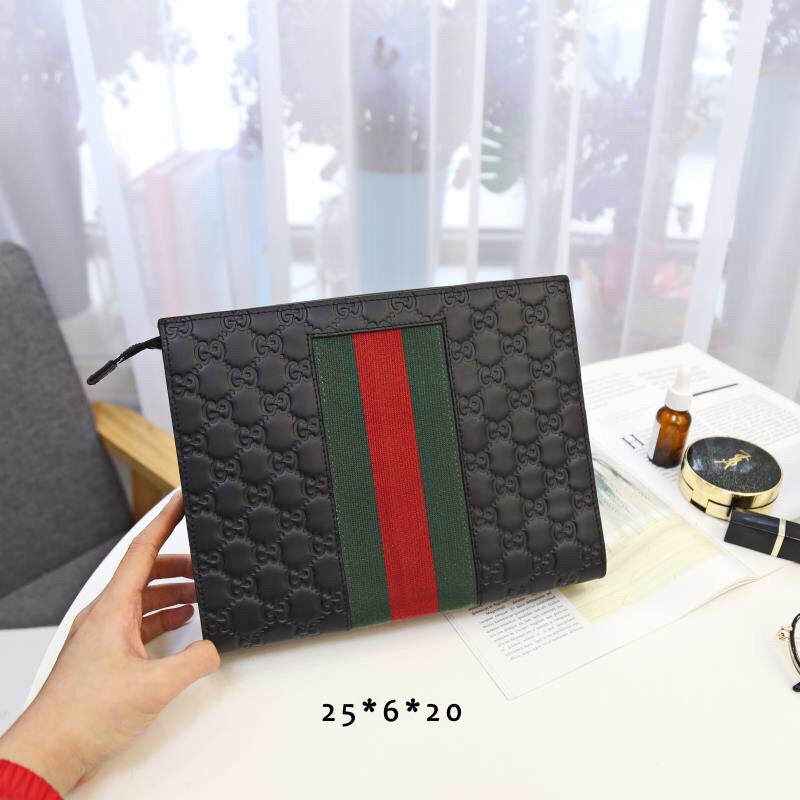 Clutch nam thương hiệu Gucci GG/GC SYJ da thật cao cấp