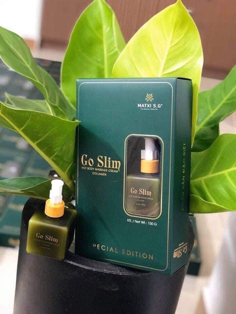 Kem tan mỡ GOSLIM + kèm đai Nịt bụng (Phiên bản mới - Hàng Chính hãng)