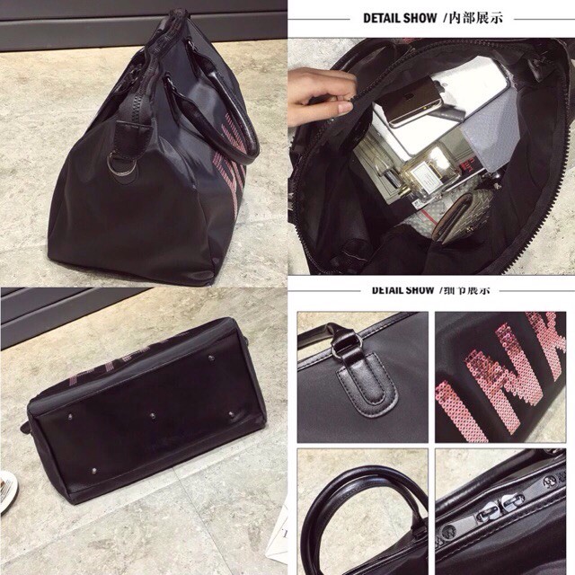 Túi xách du lịch Pink size đại