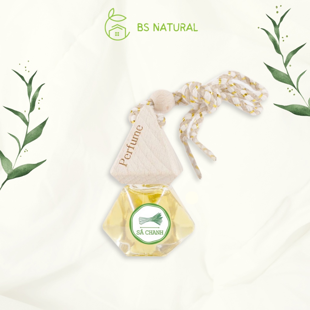 Tinh Dầu Treo Xe Ô Tô Hương Sả Chanh Cam Ngọt Bạc Hà JULYHOUSE Khủ Mùi Hôi Thanh Lọc Không Khí Dung Tích 7ML