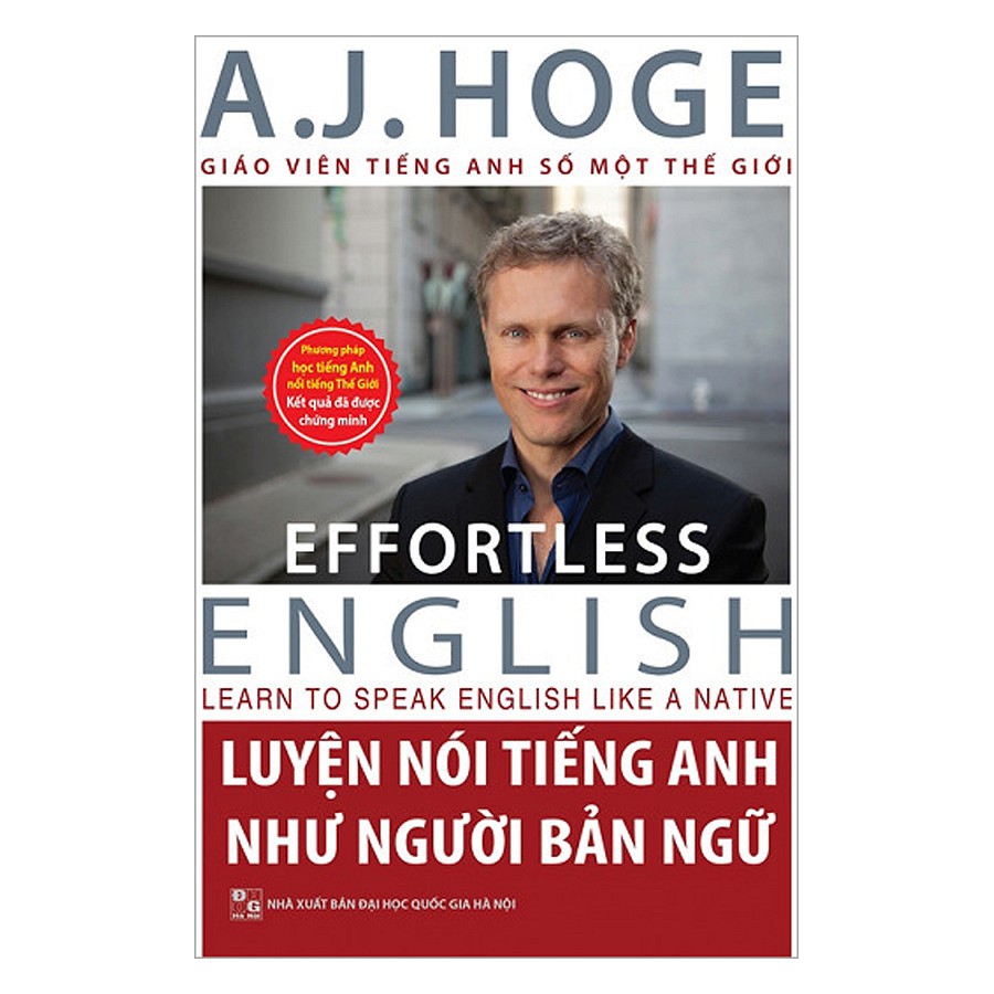 Sách - Combo Bộ 4 Cuốn Effortless English - Học Tiếng Anh Như Người Bản Ngữ Cùng Aj Hoge