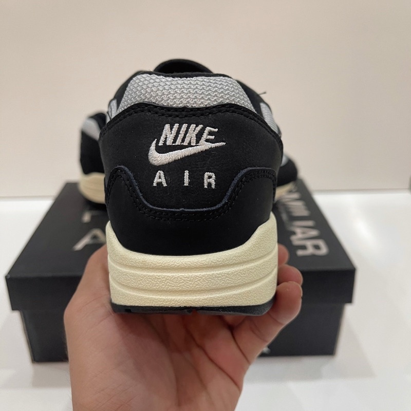 Giày sneaker Air Max 1  Patta Waves Black - Full box có dây phụ