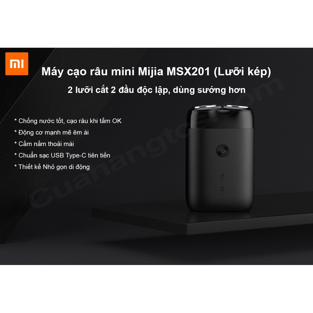 Máy cạo râu mini Mijia với model MSX201