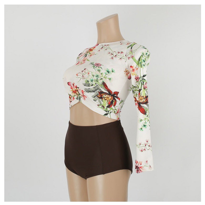 Bộ đồ bơi Bikini đi biển dành cho nữ 2 mảnh họa tiết hoa - Ảnh thật trải sàn | BigBuy360 - bigbuy360.vn