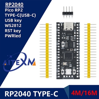 Bảng mạch rp2040 lõi type-c usb-c cho raspberry core board 4mb /16mb rp2 raspberry pi pico micropython