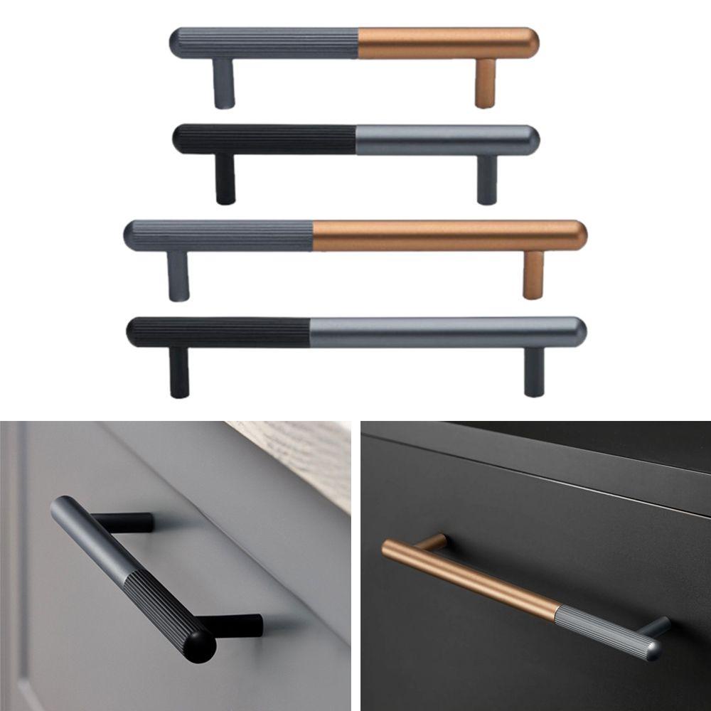 Tay Nắm Cửa Tủ Bếp Bằng Hợp Kim Nhôm Màu Xám