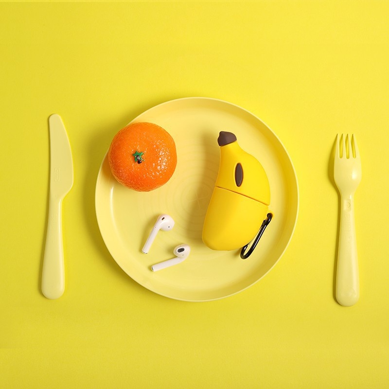 Case AirPods 1/2 Vỏ bọc tại nghe AirPods 1/2 hình quả chuối - Mario Shop