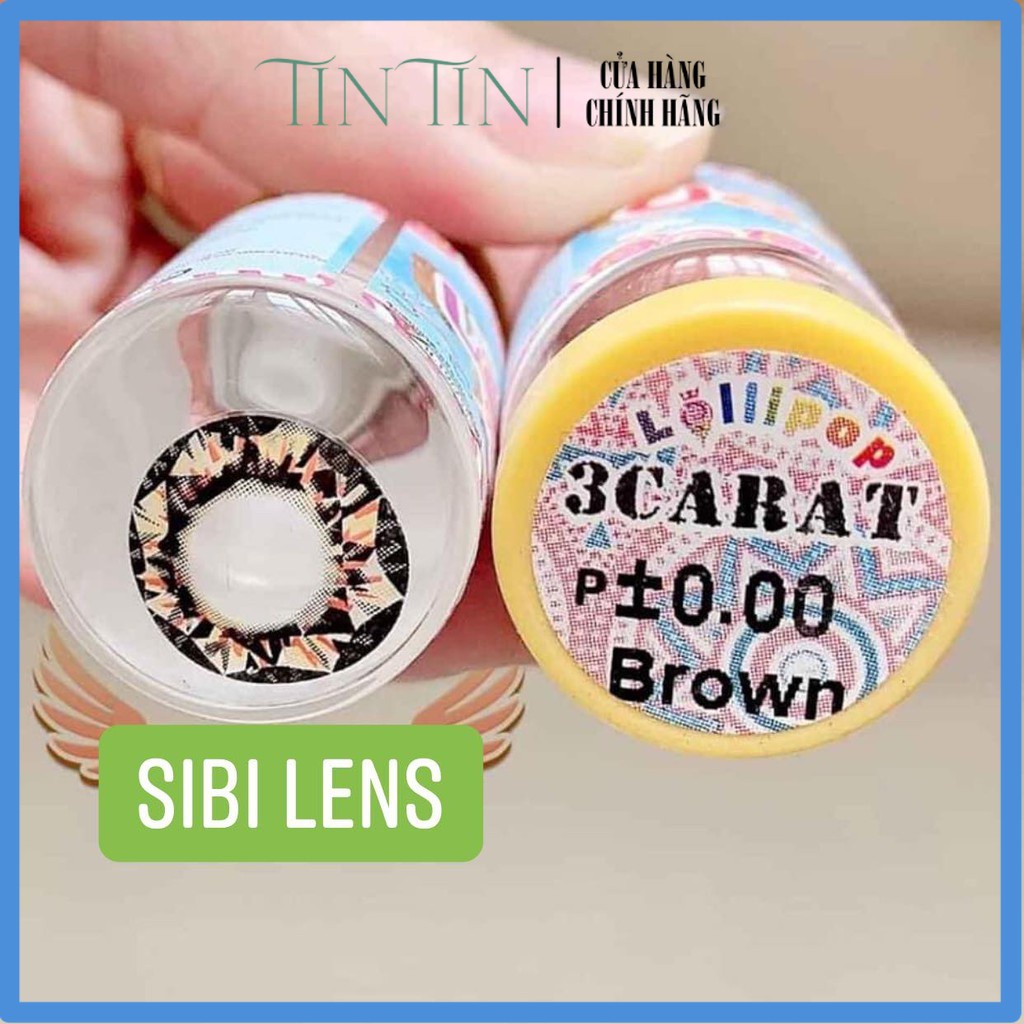 Lens 3CARAT BROWN - Lens Chuẩn Thái - Cam Kết Chính Hãng