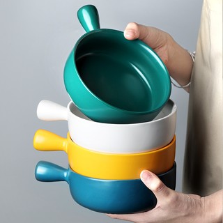 Tô Đựng Thức Ăn Sáng Có Tay Cầm Tiện Lợi