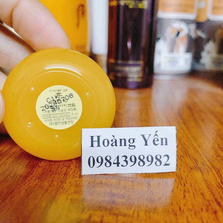 1 Hũ Kem Mắt Whoo vàng dưỡng da 4ml - date 2024