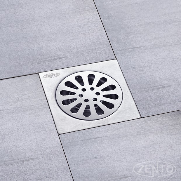 Phễu thoát sàn chống mùi hôi inox Zento TS102-L