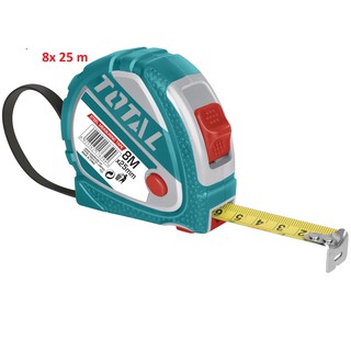 Thước kéo thép nền vàng total tmt126081