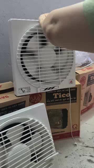 Quạt hút tường thông gió hút mùi TICO 15AV6 1 chiều/ 2 chiều ( lắp lỗ 205x205mm). | BigBuy360 - bigbuy360.vn