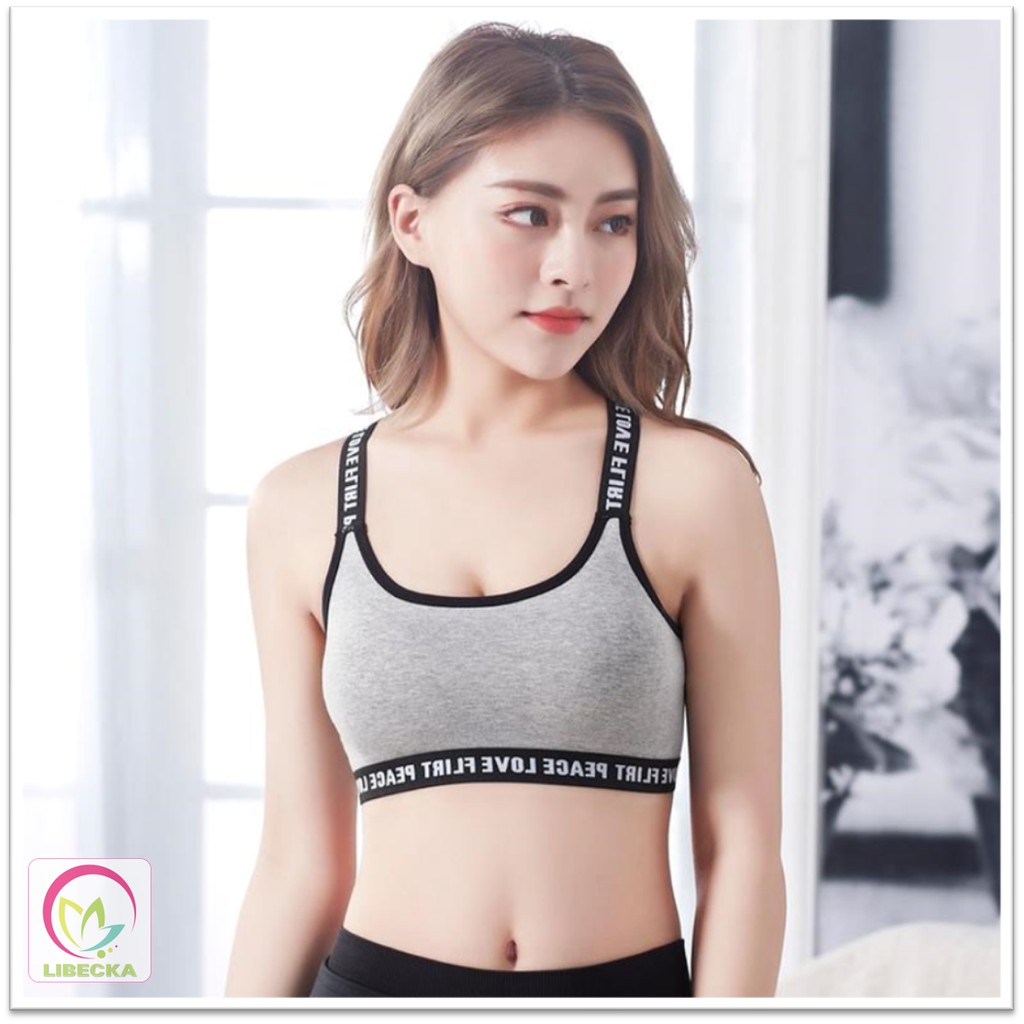 Áo bra nữ áobra 2 dây thể thao len gân tăm ôm nâng ngực siêu đẹp giá rẻ LIBECKA AL25