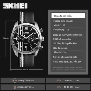 Đồng hồ nam SKMEI 9148 cá tính