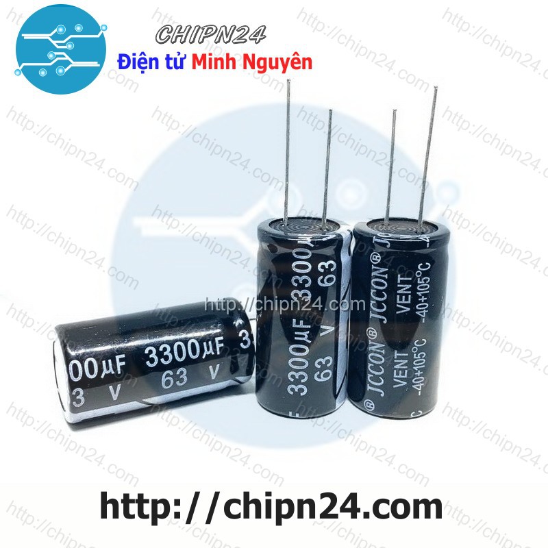 [1 CON] (H90) Tụ hóa 3,300uF 63V (18x35mm) (3300uF 63V)